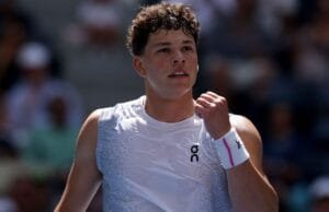 Crucero estadounidense Ben Shelton de 2025 US Open en la primera ronda