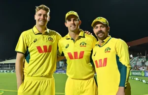 Pie de cricket ODI para hombres en Australia con un máximo de más de 400 en Australia