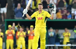 Pie australiano de bateadores. Cameron Green por 47 bolas hasta los 5 mejores siglo de un día de un día