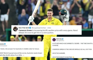 Aus vs SA: Los fanáticos se vuelven salvajes con Cameron Green brillando con el tercer récord de ODI Breaking Maiden Hundred