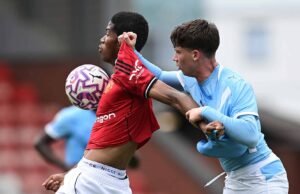 Report del partido U21S Manchester United vs Manchester City 31 de agosto de 2025