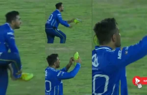 MIRAR: Tabriz Shamsi publica su icónica celebración de ‘call’ en CPL 2025