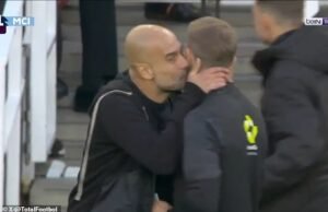 Pep Guardiola besa extrañamente los cuartos momentos oficiales antes de que Gabriel Martinelli salva el punto tardío para el Arsenal con un ecualizador contra Man City