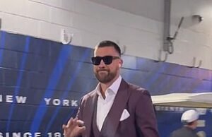 Travis Kelce llega a MetLife mientras los chefs buscan correr la temporada … pero ¿la prometida Taylor Swift volverá a esconderse esta semana?