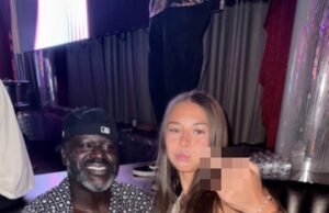 La superestrella única de los fanáticos Sophie Rain toca la cabeza en Las Vegas mientras estaba de fiesta con Shaquille O’Neal para su cumpleaños número 21