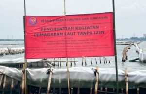 La policía nacional y la oficina del fiscal fueron invitados a completar el caso de la cerca del mar de Bekasi