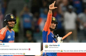 Asia Cup 2025: los fanáticos se convierten en gaga como indios ouvivos abhishek sharma y shubman gill thrash pakistán en Super 4 batalla