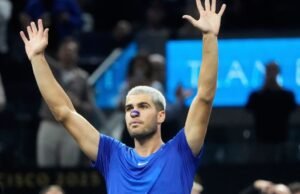 Carlos Alcaraz para el jefe del primer evento de tenis en el estadio de béisbol de Miami Marlins