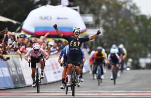 Campeonato Mundial de Road: Paula Ostiz en España Sprinte en la victoria en 2025 Junior Road Race