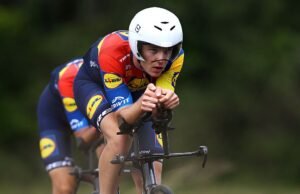 Tras una temporada interrumpida por una operación cardíaca, el joven australiano Cameron Rogers se queda a las puertas de la victoria en el prólogo del Tour de Holanda