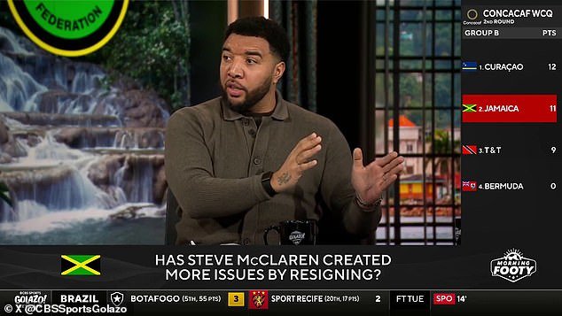 La ‘cursi’ salida de Steve McClaren de Jamaica: el jefe lloroso fue salvajemente atacado por la ex estrella de la Premier League, que rechazó la oportunidad de jugar para el país, por su renuncia después de ser derrotado en la Copa del Mundo por una pequeña nación insular