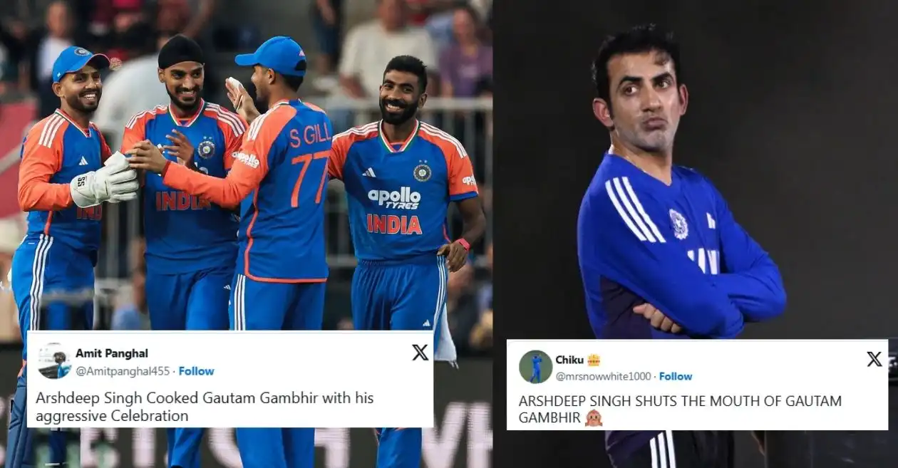 Los fanáticos trollean a Gautam Gambhir después de que Arshdeep Singh le diera a India un comienzo perfecto en el tercer T20I contra Australia
