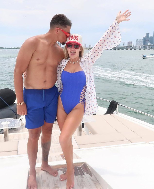 Magnífico giro del destino que vio a Brittany dejar a Patrick Mahomes semanas después de que fuera seleccionado por los Chiefs…