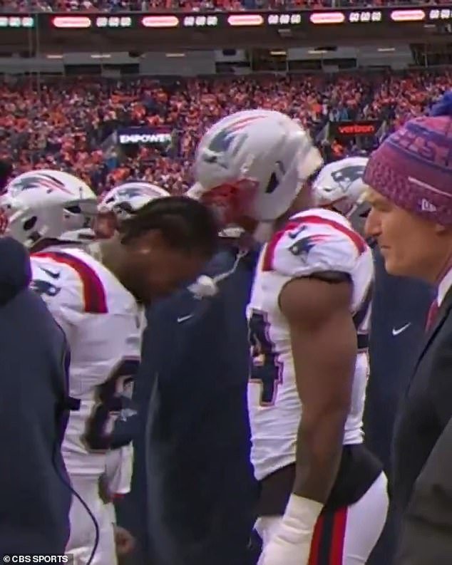La indignada estrella de la NFL Stefon Diggs aturde a los fanáticos con un cabezazo salvaje antes del juego por el título de la AFC Patriots-Broncos