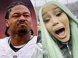 Los fanáticos de la NFL critican a la ‘aburrida’ Cardi B mientras celebra frenéticamente después de que los Patriots de su novio Stefon Diggs lleguen al Super Bowl