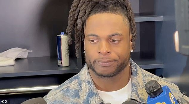 La angustiada estrella de los Rams, Davante Adams, lucha contra las lágrimas después de perderse el ‘mítico’ Super Bowl por QUINTA vez