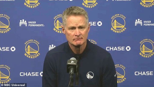 Steve Kerr, crítico de Trump desde hace mucho tiempo, ofrece un veredicto sombrío sobre el futuro “dividido” de Estados Unidos en un discurso apasionado
