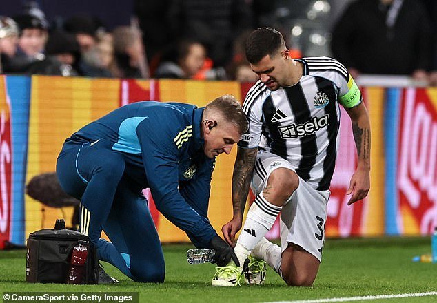 Newcastle recibe un gran impulso de Bruno Guimaraes antes del enfrentamiento de la Liga de Campeones en París