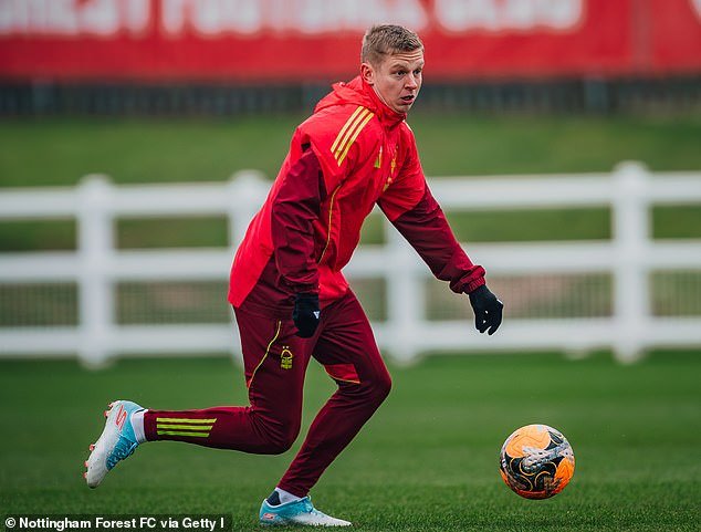 Nottingham Forest está listo para cancelar el préstamo de una temporada de Oleksandr Zinchenko procedente del Arsenal, con un defensor descontento buscado por el Ajax