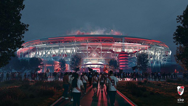 El nuevo súper estadio de Argentina: River Plate revela planes para aumentar la capacidad a 101.000 personas, a tiempo para albergar un partido especial de la Copa del Mundo 2030
