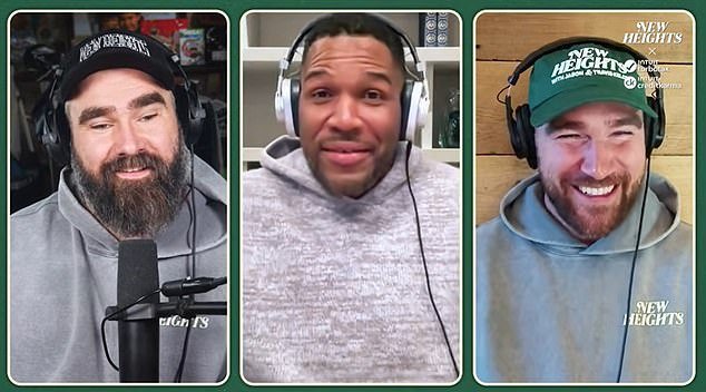 Michael Strahan, de 54 años, deja caer una pista sobre su jubilación de Good Morning America en una entrevista con Travis Kelce