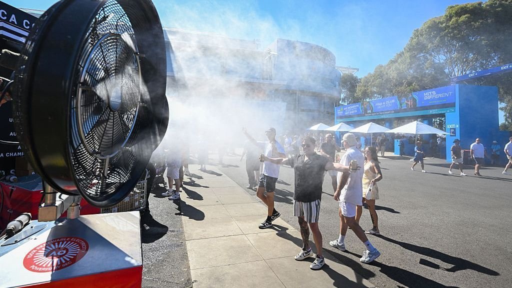 Abierto de Australia en vivo: el calendario del día 10 cambió debido a las temperaturas previstas de 45 ° C en Melbourne Park