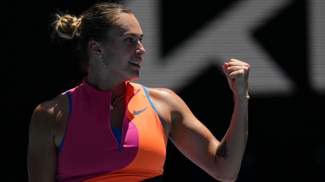 Aryna Sabalenka avanza a las semifinales del Abierto de Australia 2026