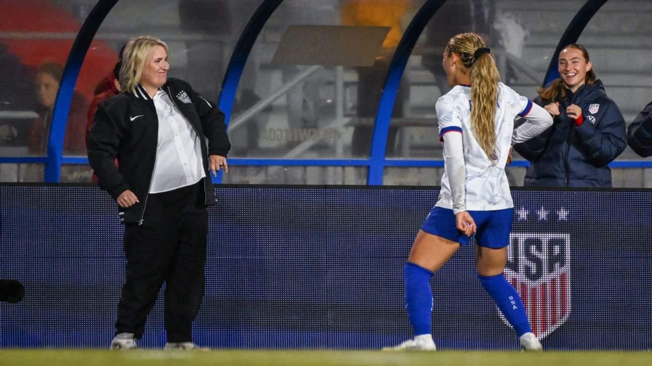 El gol de Rodman y el baile de Hayes ponen fin a la derrota del USWNT