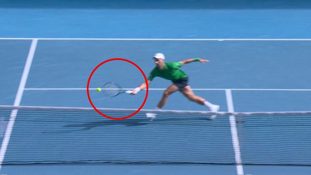 Deportividad de Novak Djokovic, Lorenzo Musetti a dos sets, retirada por lesión, cuartos de final