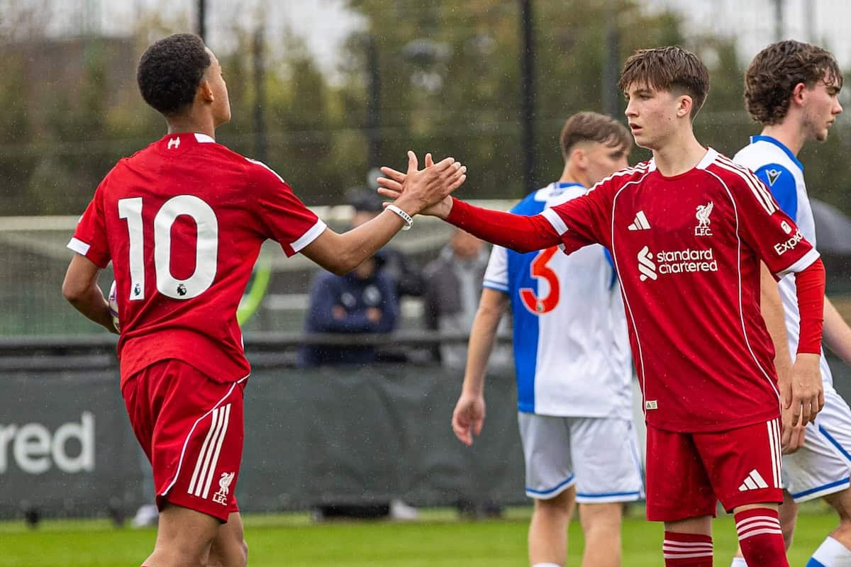 ¡El Liverpool U18 gana 7-1! Nets y delantero récord de 14 años anotan hat-trick