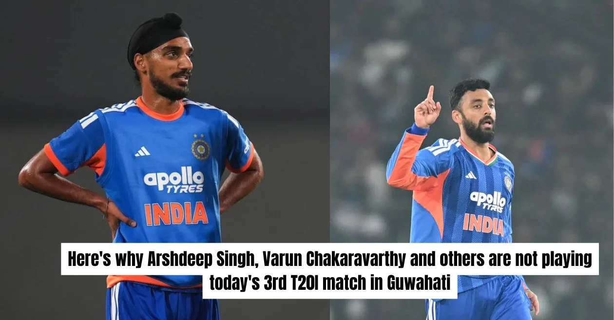 IND vs NZ: he aquí por qué Arshdeep Singh, Varun Chakaravarthy y otros no juegan el tercer partido T20I de hoy en Guwahati