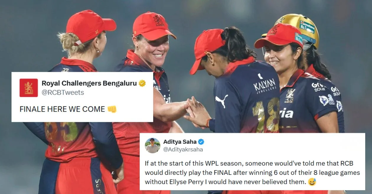 Los fanáticos se vuelven locos cuando el RCB clínico llega a la final de WPL 2026 con una victoria de ocho terrenos sobre UP Warriorz