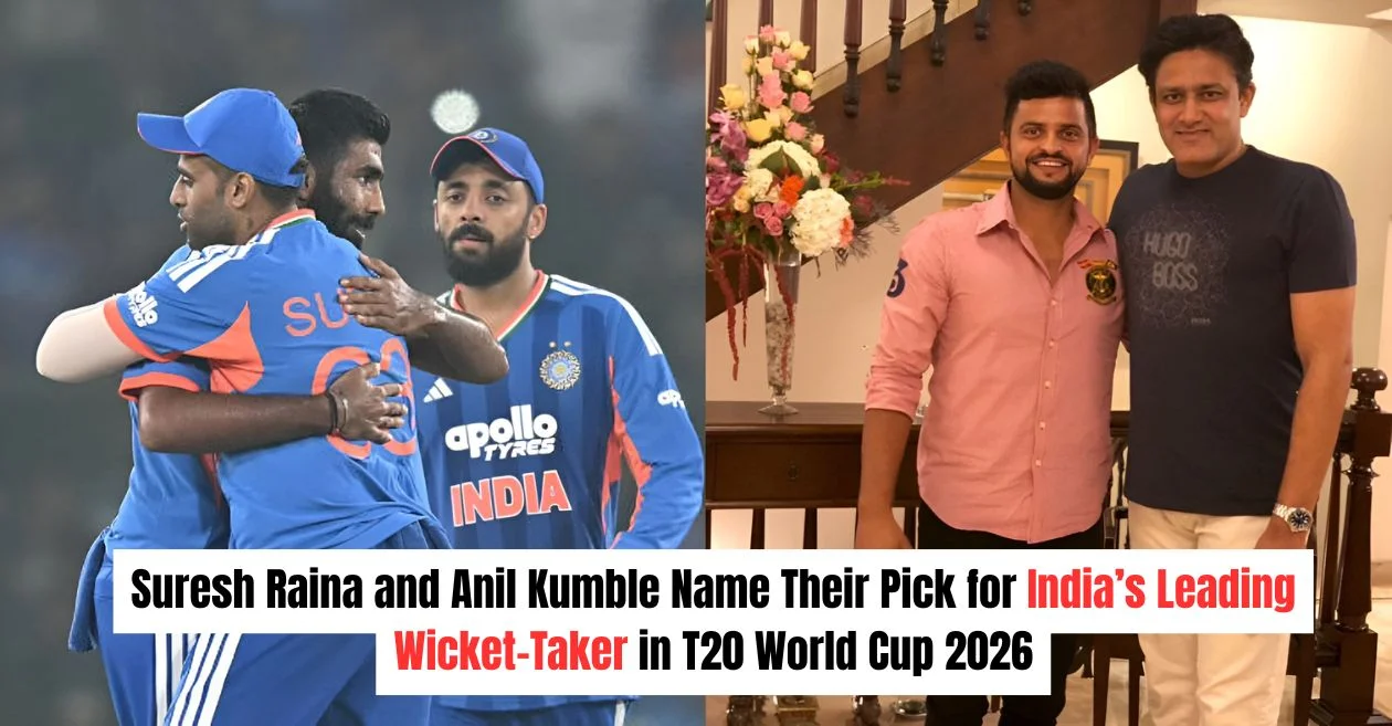 ¿El principal portador de terrenos de la India en la Copa del Mundo T20 2026? Suresh Raina y Anil Kumble revelan sus elecciones