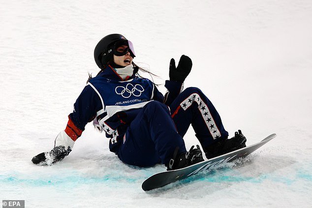 Desamor para Chloe Kim del equipo de EE. UU. cuando falla el halfpipe THREEPEAT frente a su novio de la NFL, Myles Garrett