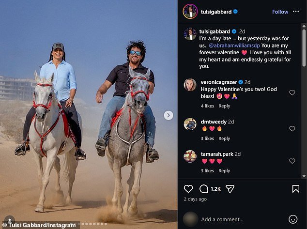 La vida personal de Tulsi Gabbard con su misterioso videógrafo revelado en nuevas fotos íntimas