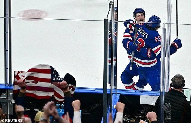 El gol de Quinn Hughes en tiempo extra sorprende a Suecia y empuja al equipo de EE. UU. a las semifinales de hockey olímpico mientras se avecina la visita de Trump