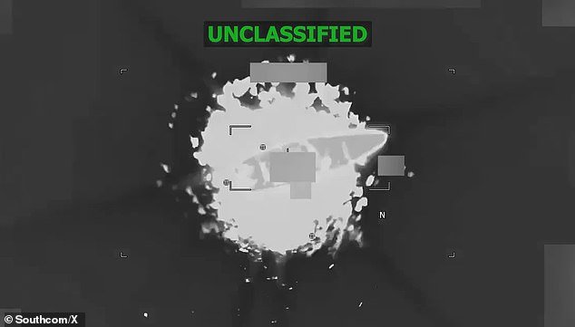 Ataque aéreo estadounidense mata a tres narcoterroristas en un ataque mortal cerca del Caribe