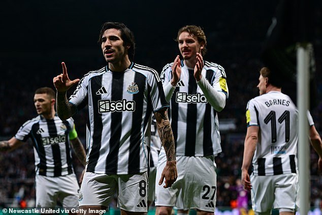 Newcastle – Qarabag 3-2 (9-3 global): las Urracas se clasifican por primera vez para los octavos de final de la Liga de Campeones tras una visita ante modelos de Azerbaiyán