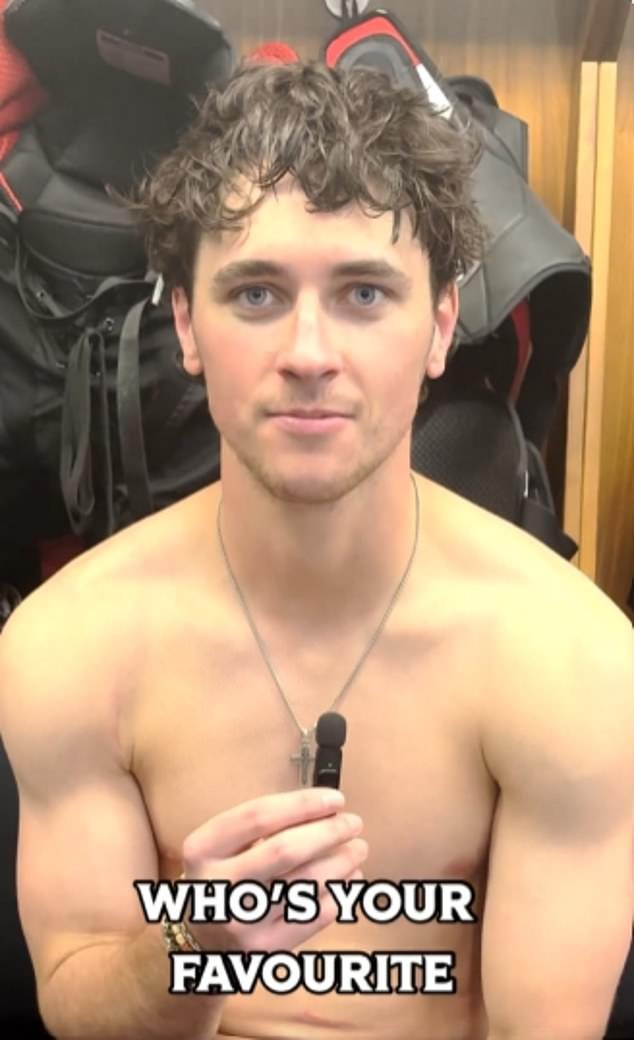 El equipo de la NHL es criticado por una ‘campaña de relaciones públicas cómica’ cuando a los jugadores se les pidió que nombraran a sus mujeres favoritas… después de que el capitán Brady Tkachuk se burlara de la broma de Trump