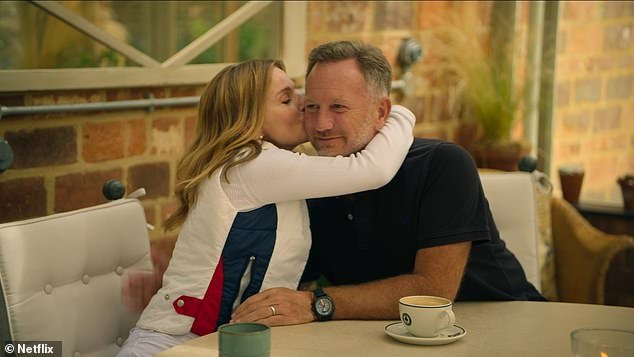 El momento en la mesa de la cocina en el que el marido de Geri Halliwell, Christian Horner, le dice que ha sido despedido se revela en Drive to Survive de Netflix, antes de que ella lo llame “idiota” por sus travesuras posteriores.