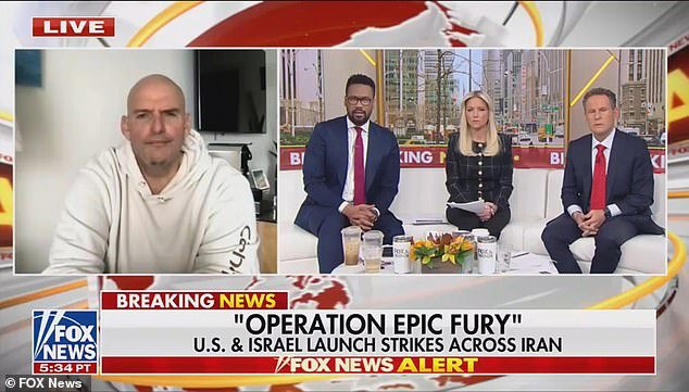 John Fetterman critica las “extrañas” críticas republicanas a la guerra de Trump contra Irán: “El presidente tiene toda la razón”