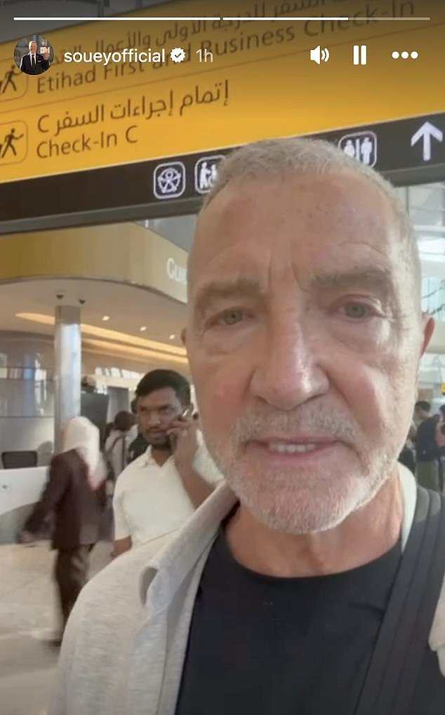 Graeme Souness revela que está atrapado en Abu Dhabi en medio de los ataques iraníes, y la leyenda del Liverpool escucha “fuertes explosiones” de “antimisiles” mientras espera en el aeropuerto.