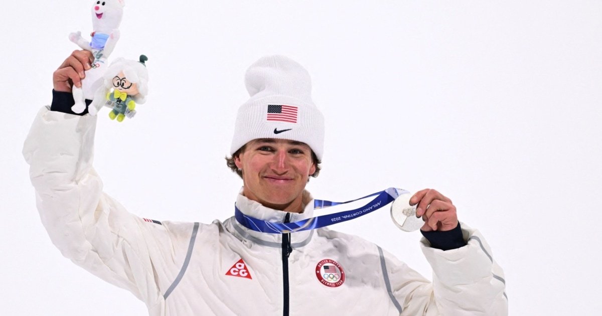 Mac Forehand habla sobre su medalla de plata en la competición de gran aire masculina