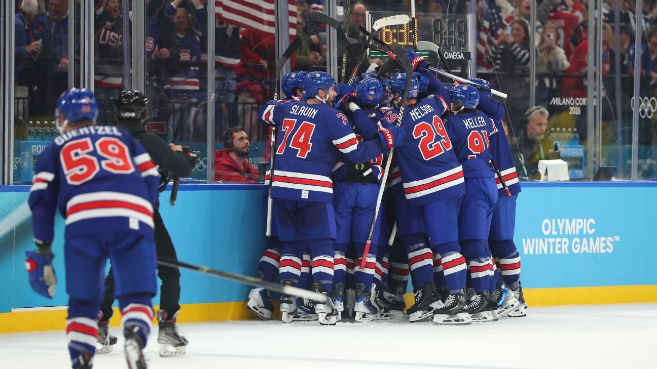 El gol de Quinn Hughes en tiempo extra envía a EE. UU. a la semifinal olímpica de hockey masculino