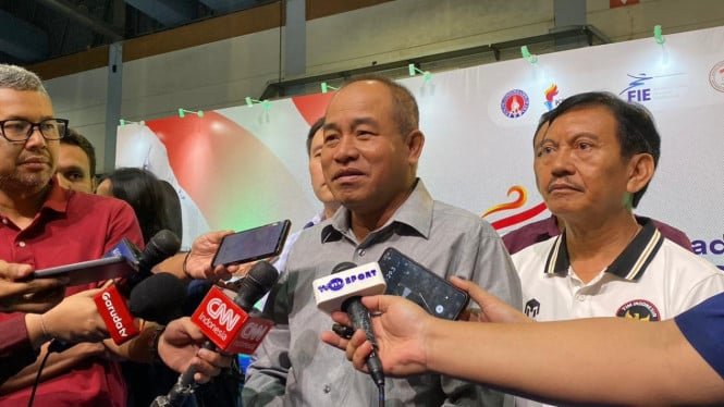 801 atletas participan en el Campeonato Asiático de Esgrima en Yakarta, Menpora y KONI finalizan PON 2028