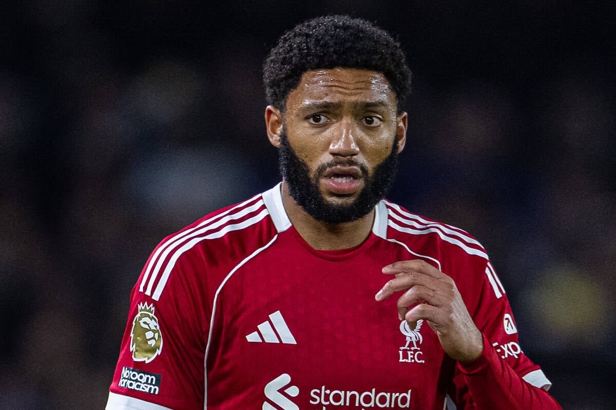 XI confirmado del Liverpool ante el West Ham: 1 cambio, regresa Gómez