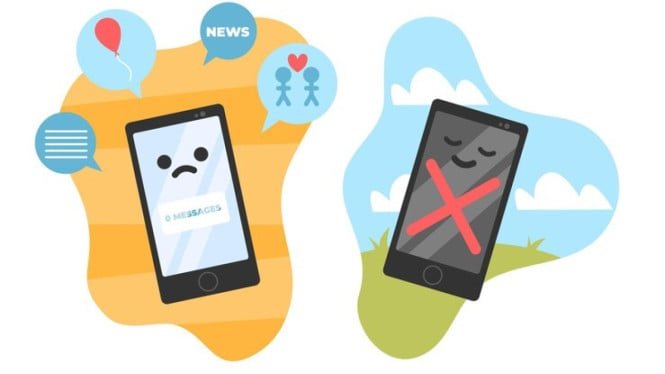 “Presiona el botón de reinicio” con desintoxicación digital