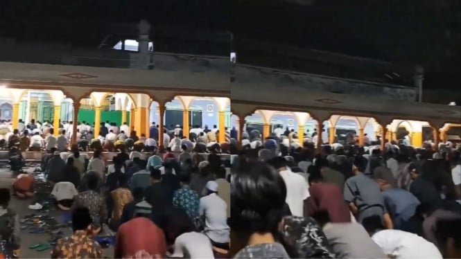 Las oraciones del Tarawih en el internado islámico de Blitar se realizan en 7 minutos