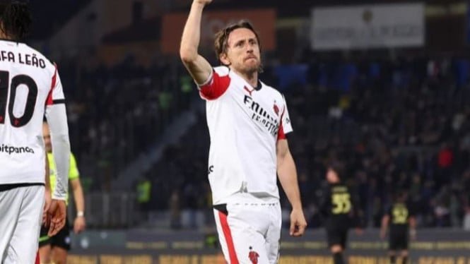 Allegri impresionó cuando el gol de Luka Modric ayudó al AC Milan a vencer al Pisa