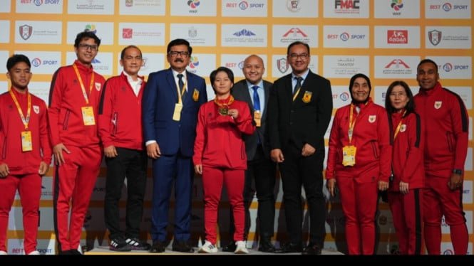 Racha de oro en Fujairah, el kárate indonesio resuena en el escenario mundial